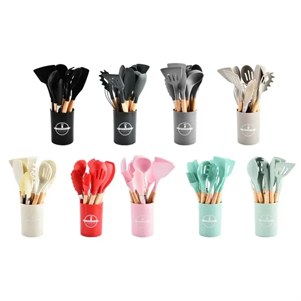 Safe Food-Grade Silicone Cooking Utensil Set - Safe Food-Grade Silicone Cooking Utensil Set - Image 0 of 2