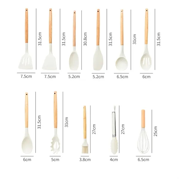 Safe Food-Grade Silicone Cooking Utensil Set - Safe Food-Grade Silicone Cooking Utensil Set - Image 1 of 2