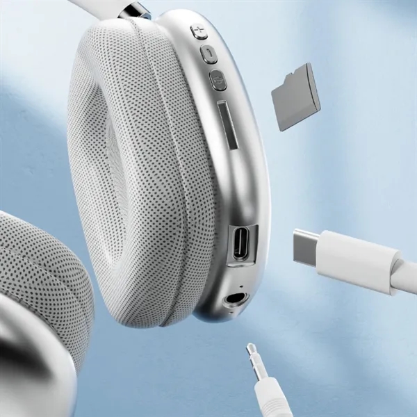 Noise Cancelling Stereo Bluetooth Over-Ear Headphones - Noise Cancelling Stereo Bluetooth Over-Ear Headphones - Image 1 of 5