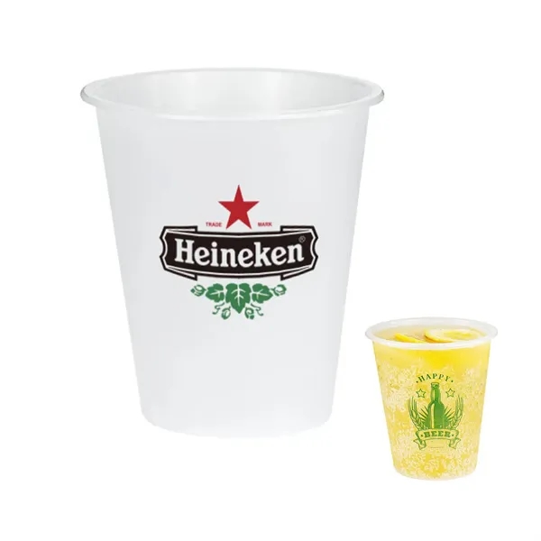 12 oz Frosted Translucent PP Disposable Party Beer Cup - 12 oz Frosted Translucent PP Disposable Party Beer Cup - Image 0 of 2