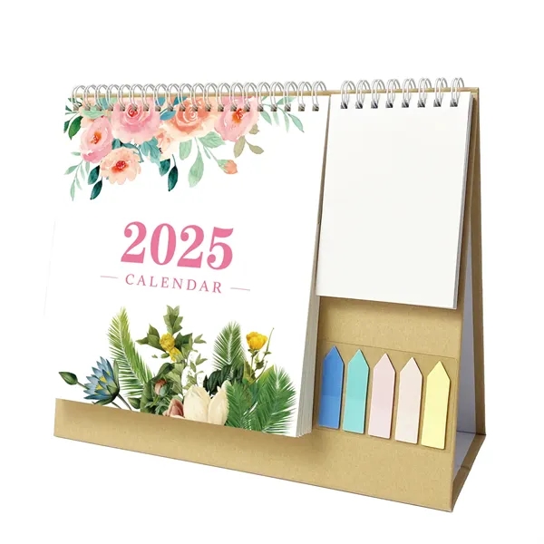 2025 Desk Calendar with Sticky Notes and Memo - 2025 Desk Calendar with Sticky Notes and Memo - Image 5 of 8