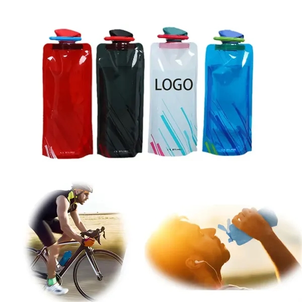 Customizable Portable Comfortable Collapsible Water Bottle - Customizable Portable Comfortable Collapsible Water Bottle - Image 0 of 1