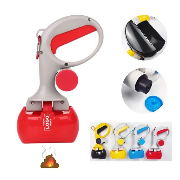 Portable Handheld Dog Pooper Scooper with Bag Dispenser - Portable Handheld Dog Pooper Scooper with Bag Dispenser - Image 0 of 5
