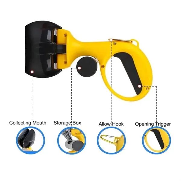Portable Handheld Dog Pooper Scooper with Bag Dispenser - Portable Handheld Dog Pooper Scooper with Bag Dispenser - Image 2 of 5