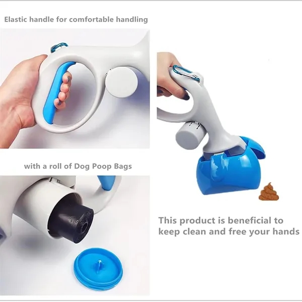 Portable Handheld Dog Pooper Scooper with Bag Dispenser - Portable Handheld Dog Pooper Scooper with Bag Dispenser - Image 3 of 5