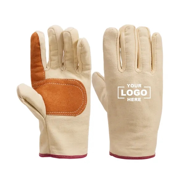 Double Layer Thickening Canvas Work Gloves - Double Layer Thickening Canvas Work Gloves - Image 0 of 3
