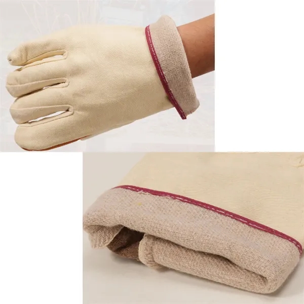 Double Layer Thickening Canvas Work Gloves - Double Layer Thickening Canvas Work Gloves - Image 2 of 3