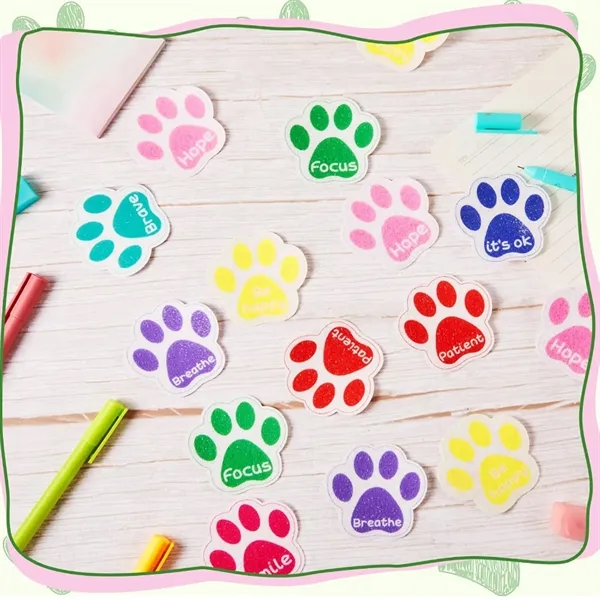 Mood Calm Paw Print Stickers For Anxiety Sensory - Mood Calm Paw Print Stickers For Anxiety Sensory - Image 4 of 6