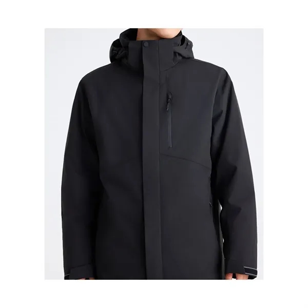 Waterproof Windproof Detachable Puffer Jacket with Hood - Waterproof Windproof Detachable Puffer Jacket with Hood - Image 4 of 4