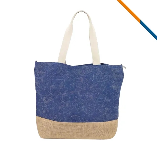 Opsis Jute Tote Bag - Opsis Jute Tote Bag - Image 2 of 6