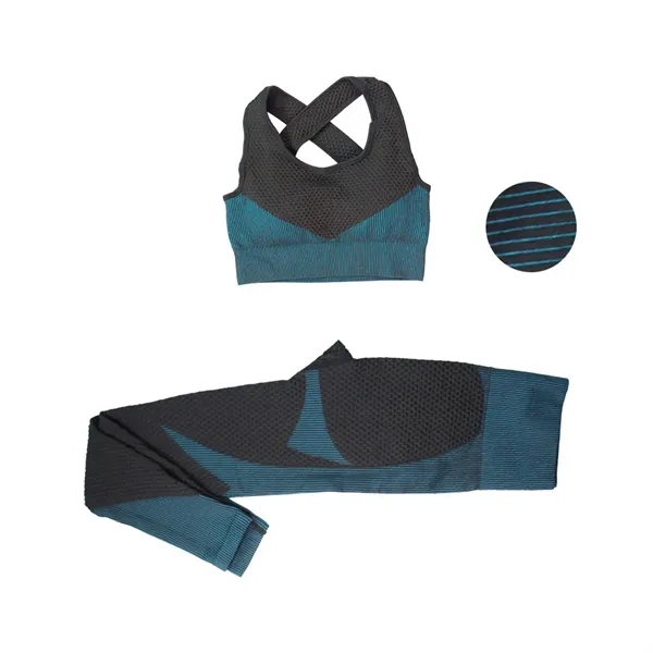 High Waist Leggings with Sports Bra Gym Sets - High Waist Leggings with Sports Bra Gym Sets - Image 13 of 13