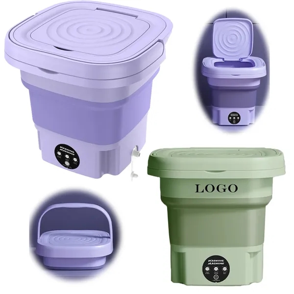 MOQ 5 Portable Small Folding Washing Machine