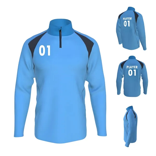 Sublimated Warmup 1/4 Zip Jacket - Sublimated Warmup 1/4 Zip Jacket - Image 0 of 9