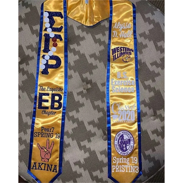 72" Graduation Embroidery Stole - 72" Graduation Embroidery Stole - Image 0 of 0