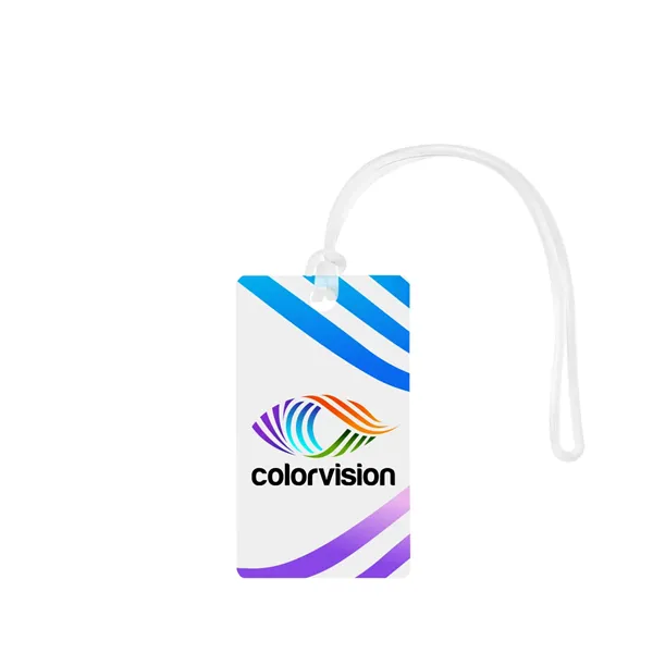 Acrylic Bag Tag - Rectangle - Acrylic Bag Tag - Rectangle - Image 0 of 3