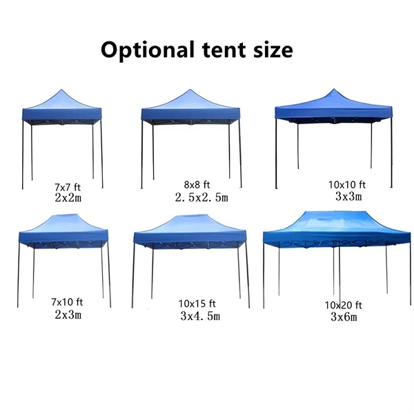 10' x 10' Canopy Tent - Vibrant Custom Design - 10' x 10' Canopy Tent - Vibrant Custom Design - Image 8 of 10
