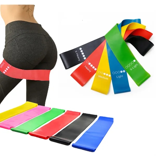 Fitness Resistance Stretch Loop Band Exercise Gym Workout - Fitness Resistance Stretch Loop Band Exercise Gym Workout - Image 2 of 2