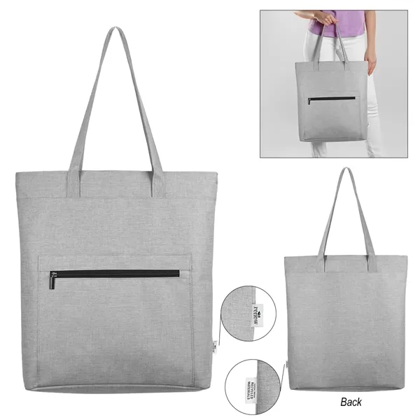Custom Habitat rPET Heathered Tote Bag
