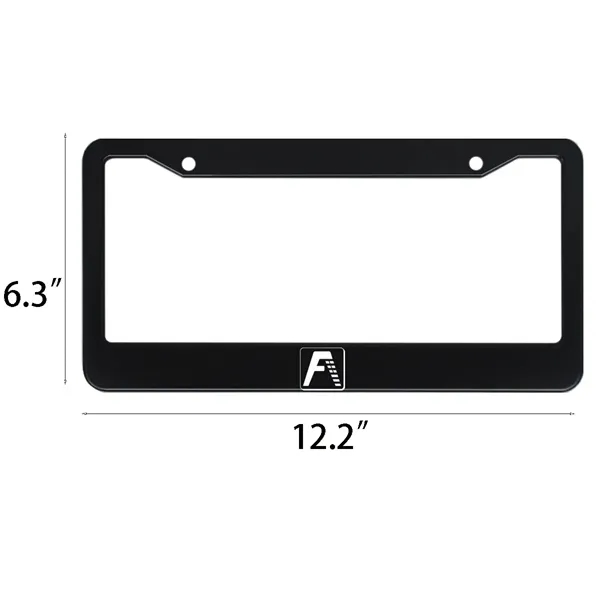 Aluminum Alloy License Frame With 2 Holes - Aluminum Alloy License Frame With 2 Holes - Image 0 of 1