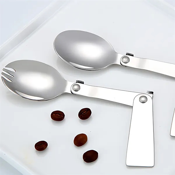 Personalized Folding Spoon Set Camping Flatware Giveaways - Personalized Folding Spoon Set Camping Flatware Giveaways - Image 4 of 7