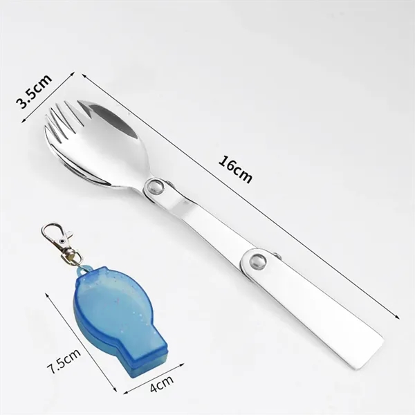 Personalized Folding Spoon Set Camping Flatware Giveaways - Personalized Folding Spoon Set Camping Flatware Giveaways - Image 5 of 7