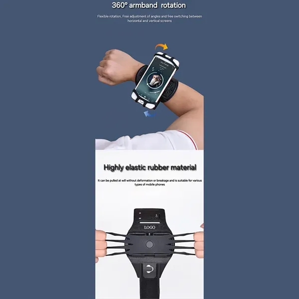 360D rotation detachable Running Armband phone Holder - 360D rotation detachable Running Armband phone Holder - Image 6 of 9
