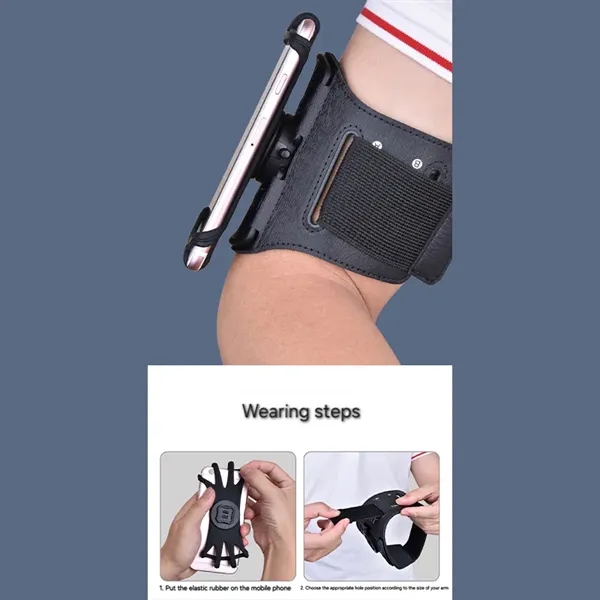360D rotation detachable Running Armband phone Holder - 360D rotation detachable Running Armband phone Holder - Image 7 of 9