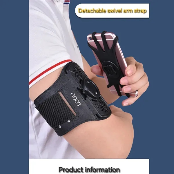 360D rotation detachable Running Armband phone Holder - 360D rotation detachable Running Armband phone Holder - Image 8 of 9