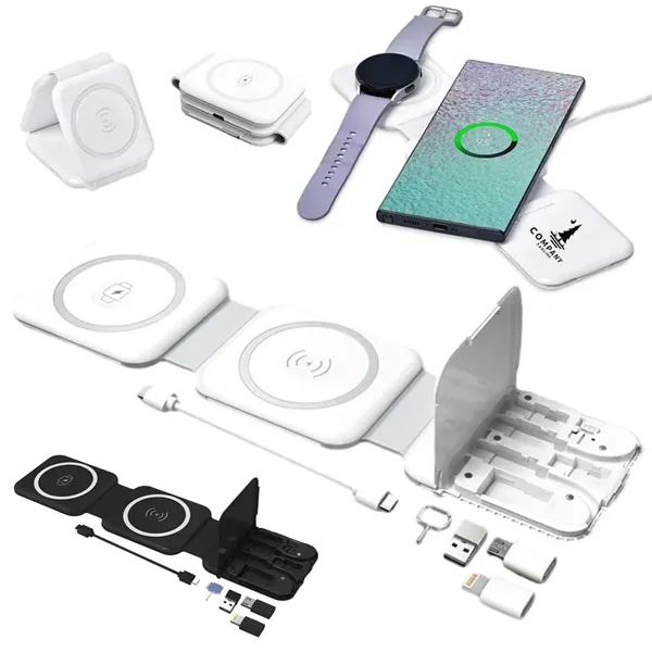 Magnetic Wireless Charger With Data Cable - Magnetic Wireless Charger With Data Cable - Image 0 of 3