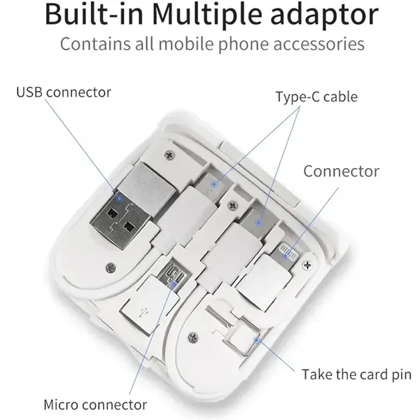 Magnetic Wireless Charger With Data Cable - Magnetic Wireless Charger With Data Cable - Image 2 of 3