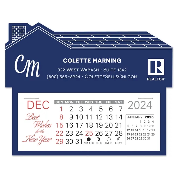 House Shape Easy Stick Calendar - House Shape Easy Stick Calendar - Image 3 of 11