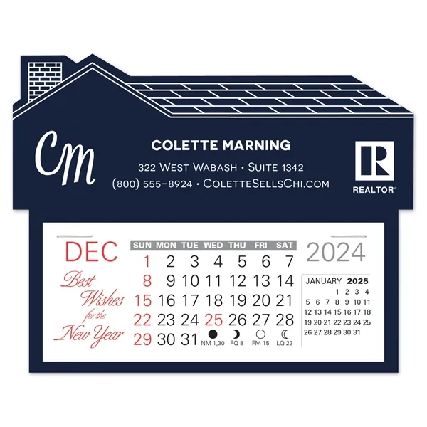 House Shape Easy Stick Calendar - House Shape Easy Stick Calendar - Image 5 of 11