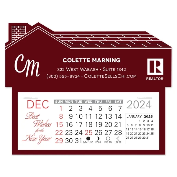 House Shape Easy Stick Calendar - House Shape Easy Stick Calendar - Image 7 of 11