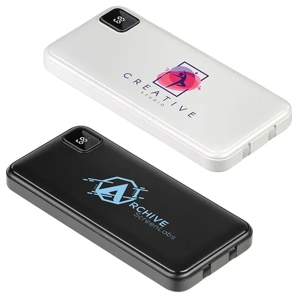 Marquis 10000mAh 20W PD Power Bank with Built-In Cables - Marquis 10000mAh 20W PD Power Bank with Built-In Cables - Image 0 of 2