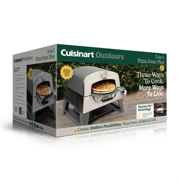 Cuisinart Outdoors® 3-in-1 Pizza Oven Plus - Cuisinart Outdoors® 3-in-1 Pizza Oven Plus - Image 8 of 18