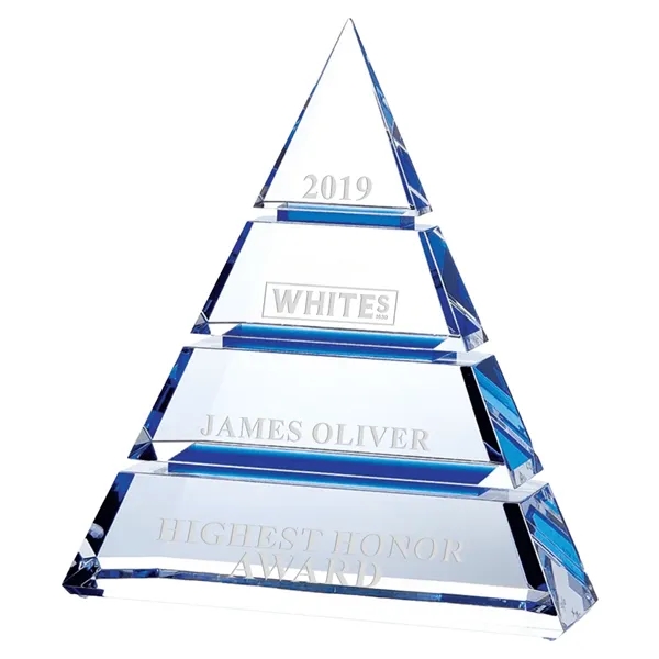 Luxor Design Prism Shaped Crystal Award - Luxor Design Prism Shaped Crystal Award - Image 0 of 1