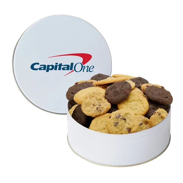Gourmet Cookie Tin with 2 in. Cookies- Assorted - Gourmet Cookie Tin with 2 in. Cookies- Assorted - Image 5 of 5