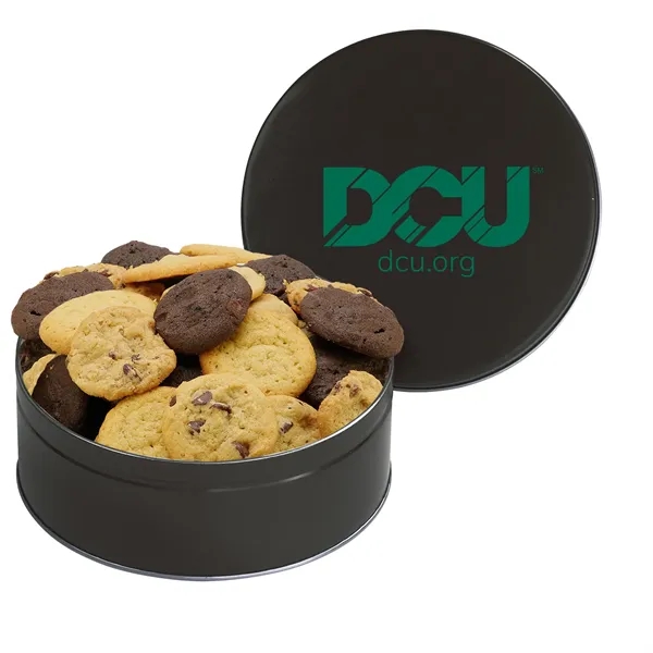 Gourmet Cookie Tin with 2 in. Cookies- Assorted - Gourmet Cookie Tin with 2 in. Cookies- Assorted - Image 5 of 5
