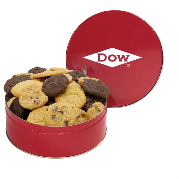 Gourmet Cookie Tin with 2 in. Cookies- Assorted - Gourmet Cookie Tin with 2 in. Cookies- Assorted - Image 3 of 5