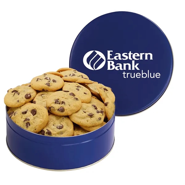 Gourmet Cookie Tin with 2 in. Cookies-Chocolate Chip Cookies - Gourmet Cookie Tin with 2 in. Cookies-Chocolate Chip Cookies - Image 3 of 5