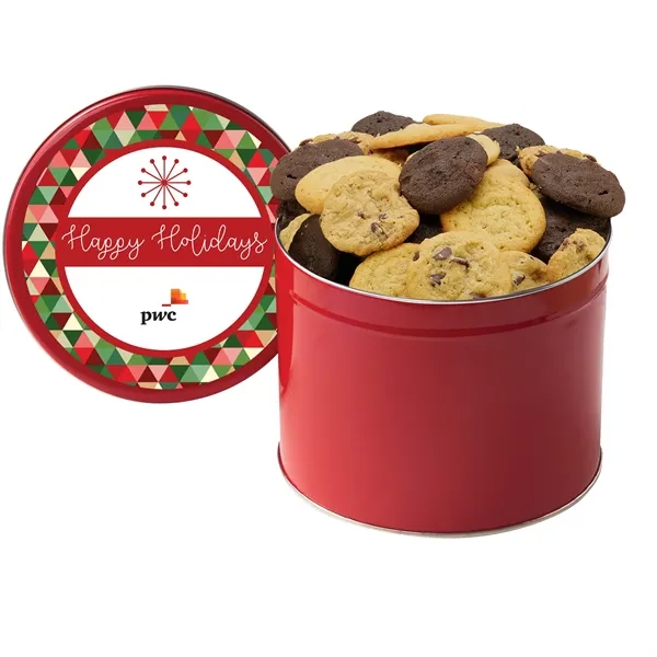 1/2 Gallon Gourmet Cookie Tin - 1/2 Gallon Gourmet Cookie Tin - Image 10 of 14