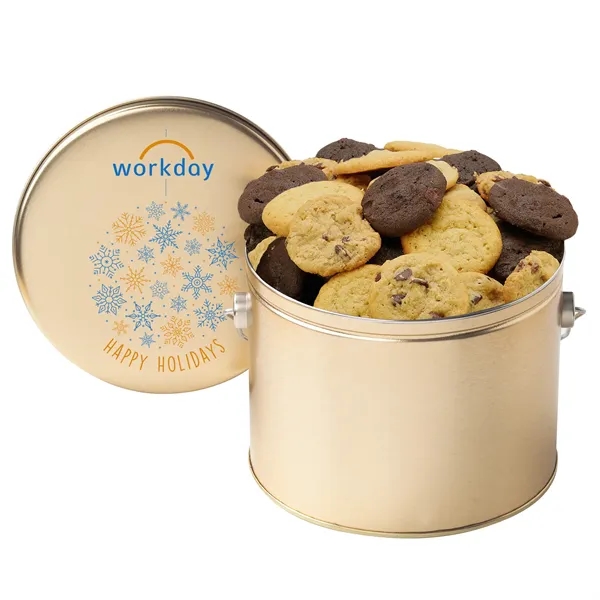 1/2 Gallon Gourmet Cookie Tin - 1/2 Gallon Gourmet Cookie Tin - Image 13 of 14