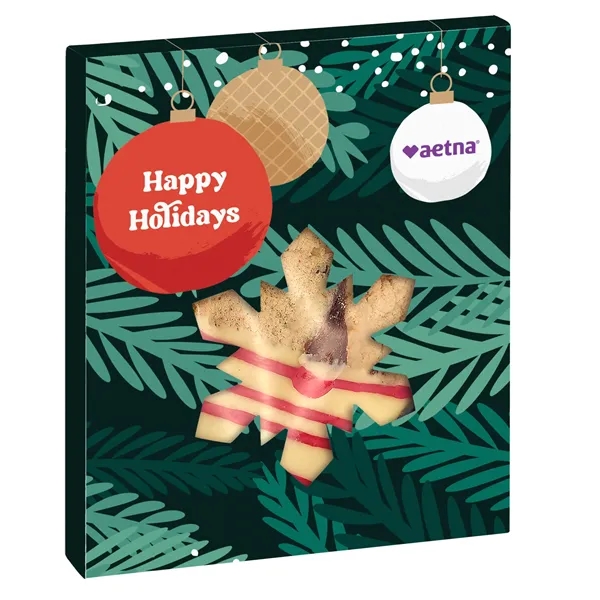 Snowflake Window Box w/Gourmet Cookie-Belgian Chocolate Chip - Snowflake Window Box w/Gourmet Cookie-Belgian Chocolate Chip - Image 0 of 0