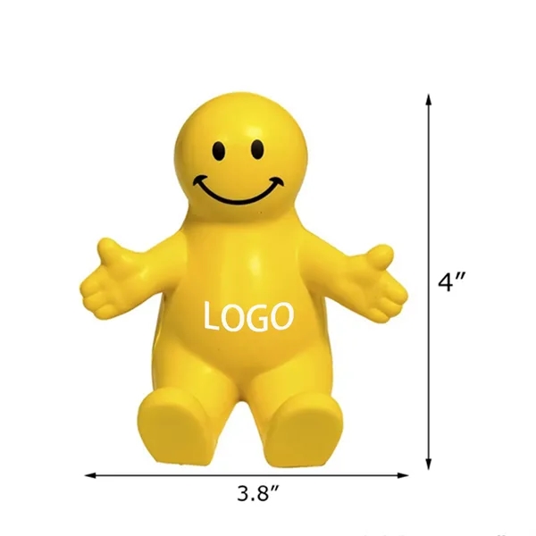 Pu Squeezable Smile Phone Holder - Pu Squeezable Smile Phone Holder - Image 1 of 3