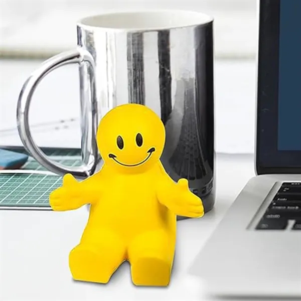 Pu Squeezable Smile Phone Holder - Pu Squeezable Smile Phone Holder - Image 2 of 3