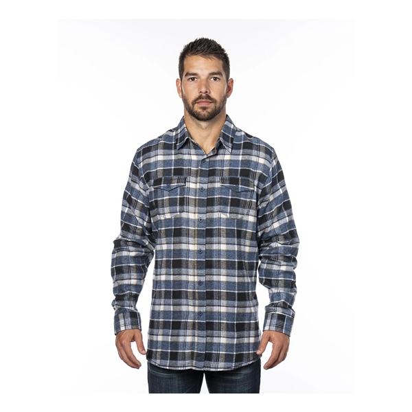 Burnside Yarn-Dyed Flannel Shirt - Burnside Yarn-Dyed Flannel Shirt - Image 28 of 61