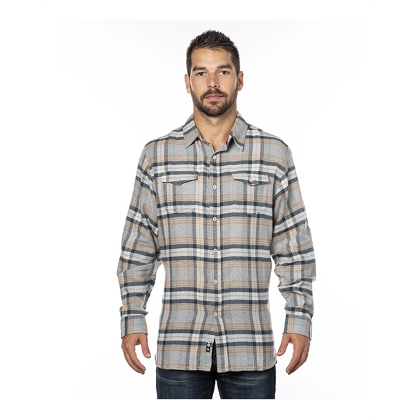 Burnside Yarn-Dyed Flannel Shirt - Burnside Yarn-Dyed Flannel Shirt - Image 29 of 61