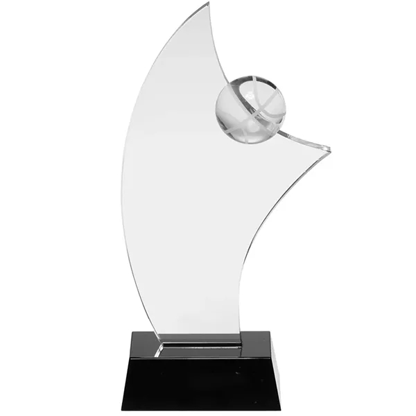 Basketball Crystal Glass Awards - Basketball Crystal Glass Awards - Image 1 of 1
