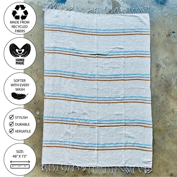 Sunday - Sustainable Recycled Throw Blanket - Sunday - Sustainable Recycled Throw Blanket - Image 2 of 8