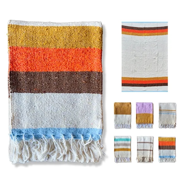 70s - Sustainable Recycled Throw Blanket - 70s - Sustainable Recycled Throw Blanket - Image 6 of 6